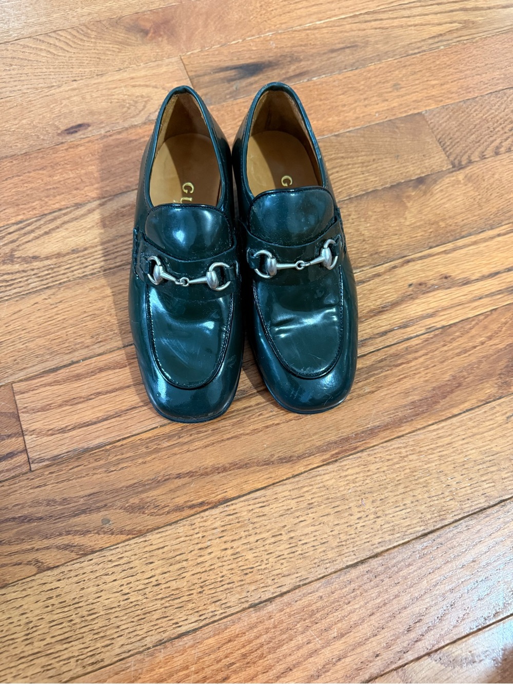 Gucci Leather Horsebit Loafers Little Kid’s Size 12.